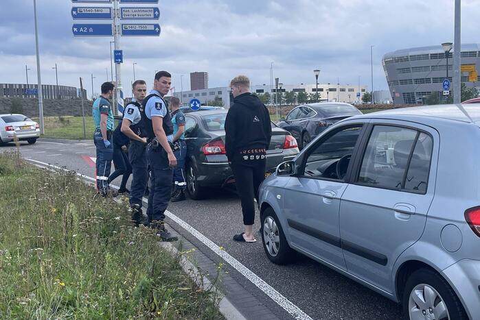 Veel schade bij kop-staart botsing