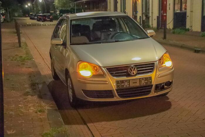 Botsing tussen personenauto en scooterrijder