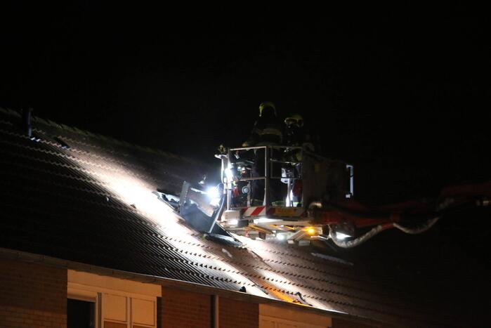 Fikse schade na brand op zolder