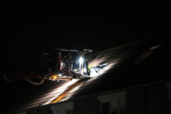 Fikse schade na brand op zolder