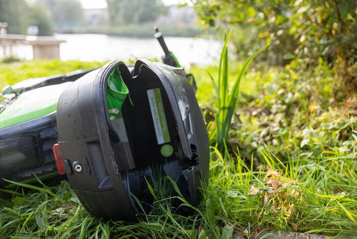 GO Sharing 45 km deelscooter vernield aangetroffen