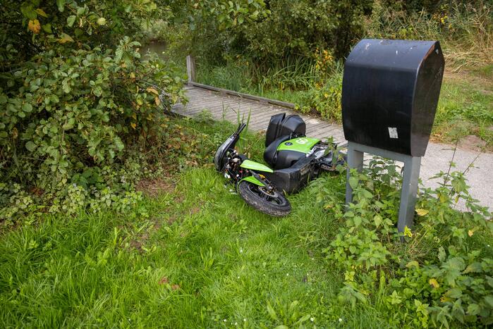 GO Sharing 45 km deelscooter vernield aangetroffen