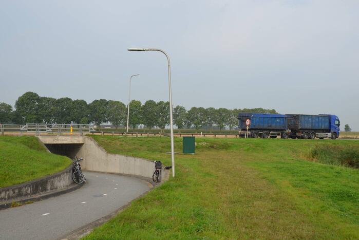 Fietser gewond bij fietsongeluk voor fietstunnel