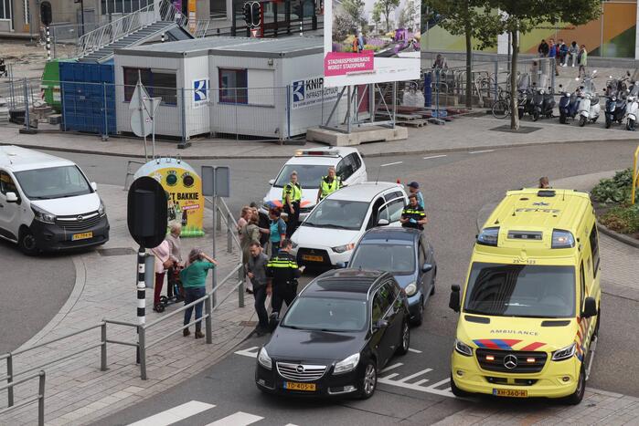 Verkeersopstopping na ongeval