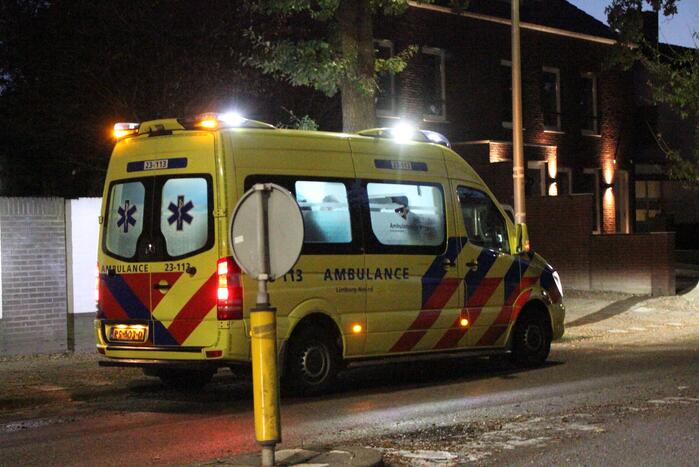 Persoon gewond na harde val met fiets