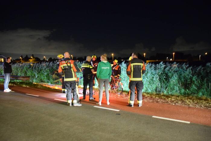 Zoekactie naar persoon te water na gevonden fiets