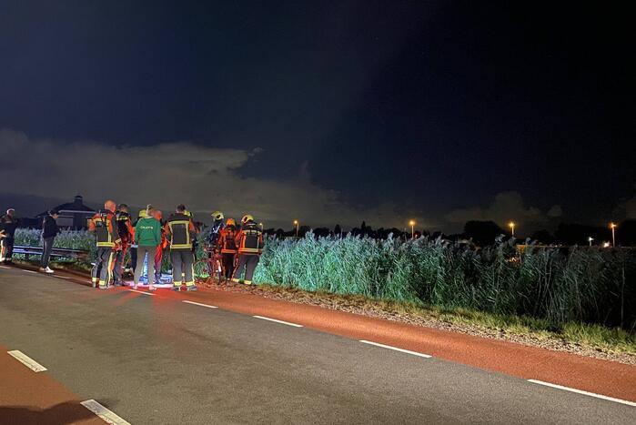 Zoekactie naar persoon te water na gevonden fiets