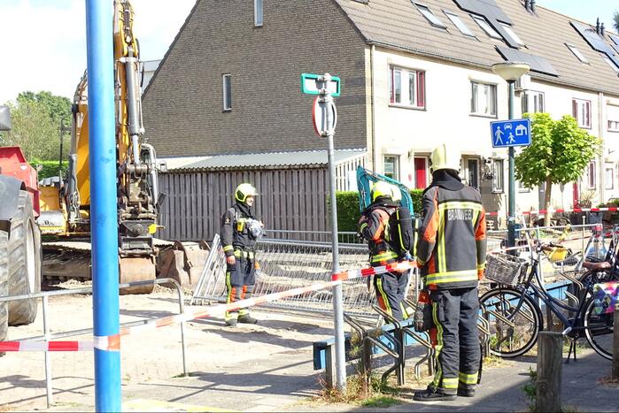 Gaslekkage ontstaan bij graafwerkzaamheden