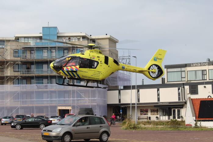 Traumahelikopter landt voor incident bij TESO veerhaven