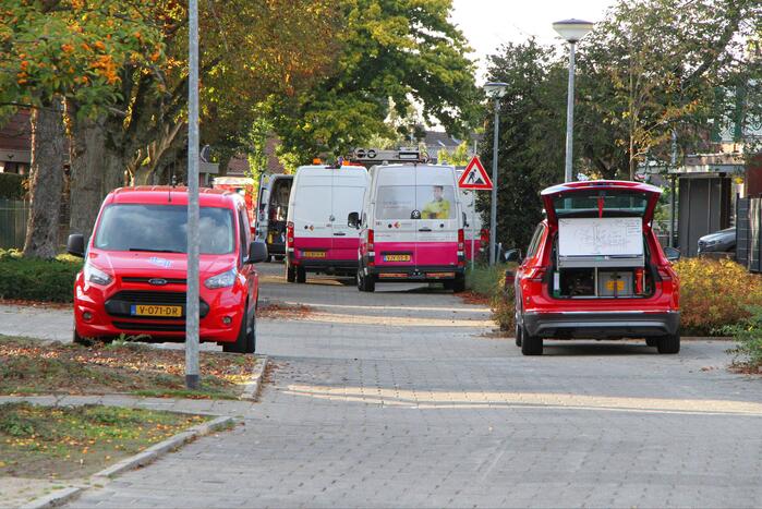 Hoofdgasleiding geraakt bij graafwerkzaamheden, woning ontruimd