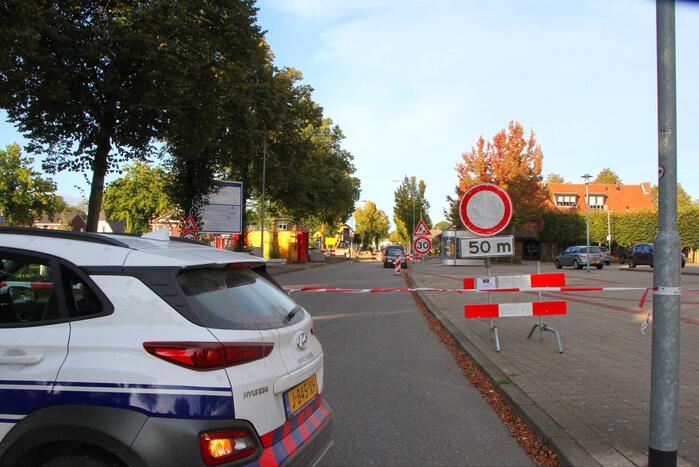 Hoofdgasleiding geraakt bij graafwerkzaamheden, woning ontruimd