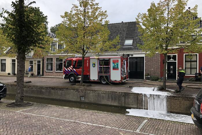 #Franeker Veel rook bij keukenbrand van woning Nieuwe Hof Franeker.