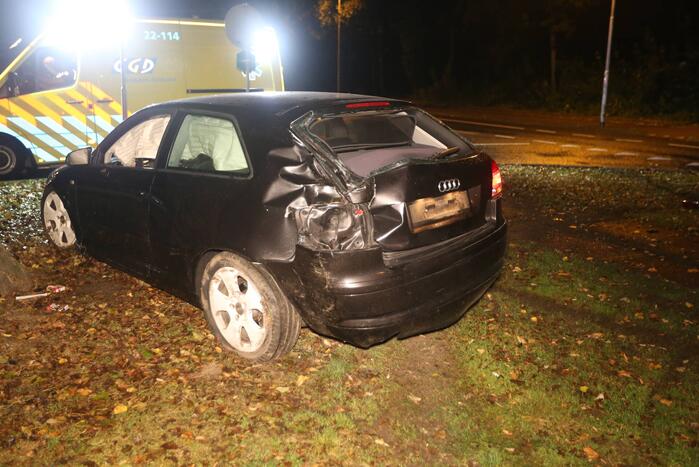 Automobilist onder invloed betrokken bij eenzijdig ongeval