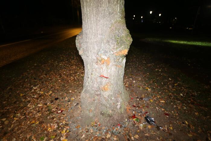 Automobilist onder invloed betrokken bij eenzijdig ongeval