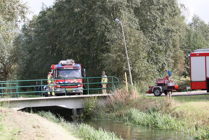 Brand in doucheventilator in woonboerderij
