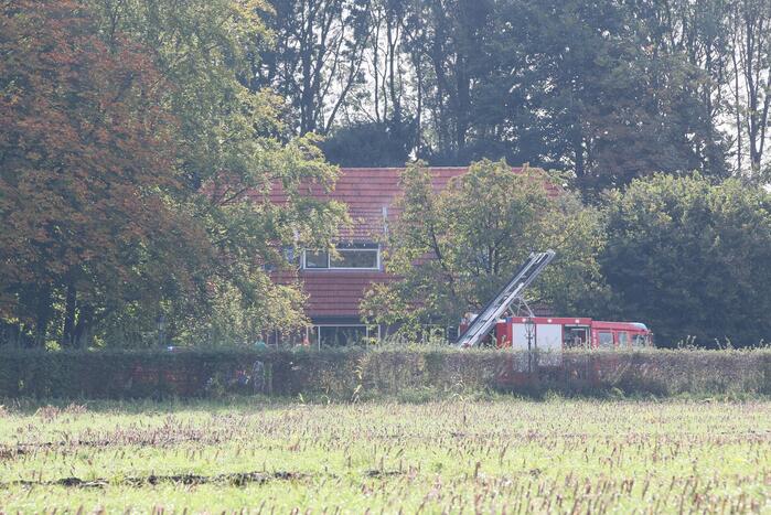 Brand in doucheventilator in woonboerderij