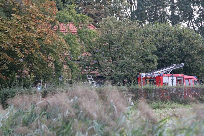 Brand in doucheventilator in woonboerderij