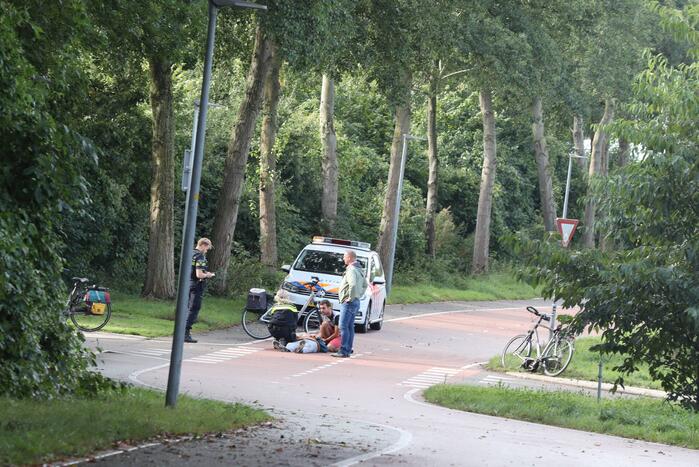 Fietser gewond bij aanrijding met andere fietser