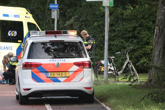 Fietser gewond bij aanrijding met andere fietser