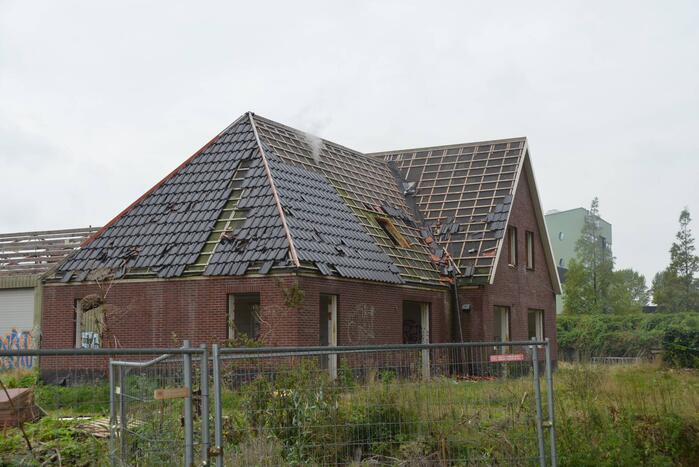 Brand ontstaan in leegstaande woning