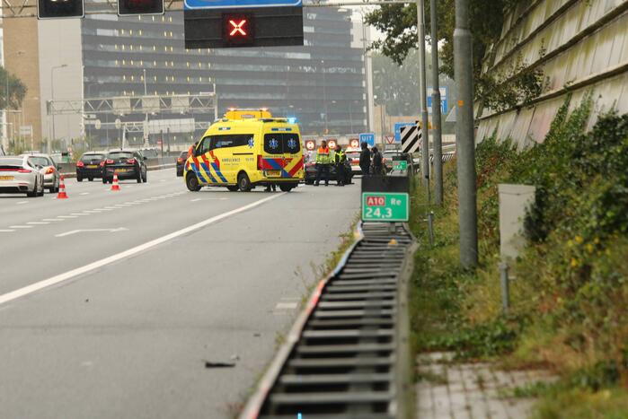 Schade tussen botsing auto's