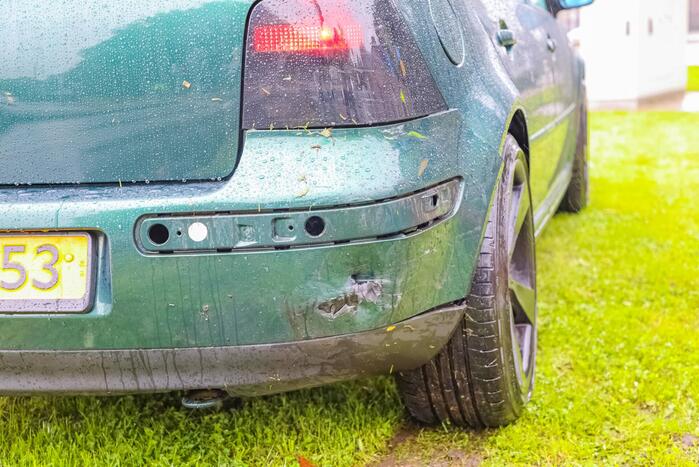 Schade bij kop-staartaanrijding