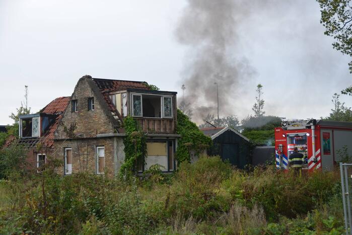 Wederom brand bij slooppanden
