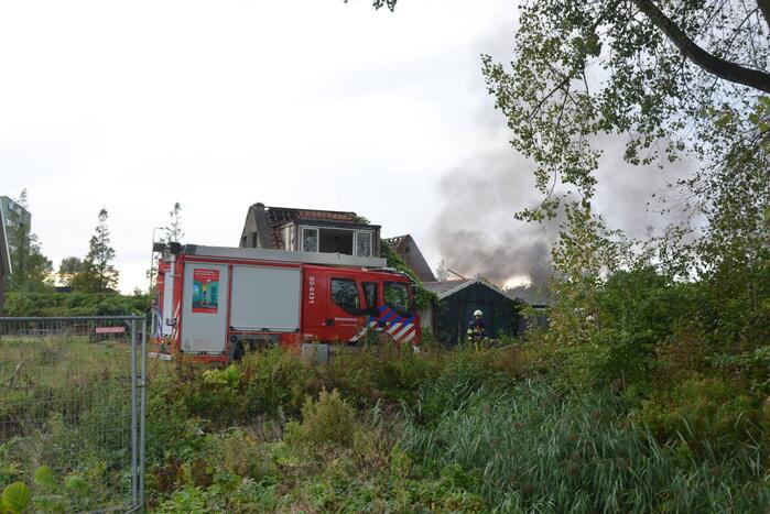 Wederom brand bij slooppanden