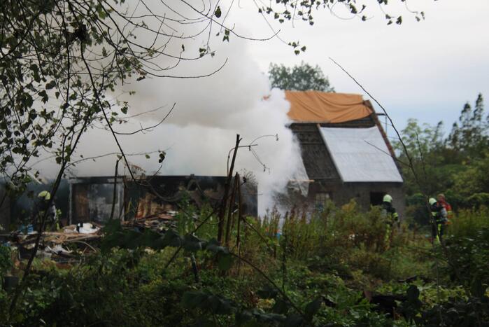 Wederom brand bij slooppanden
