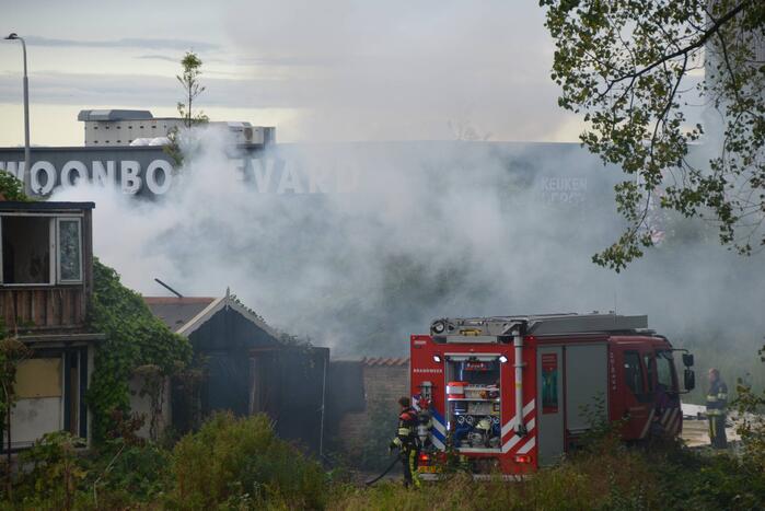 Wederom brand bij slooppanden