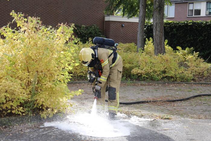 Cv-ketel op zolder vliegt in brand van woning