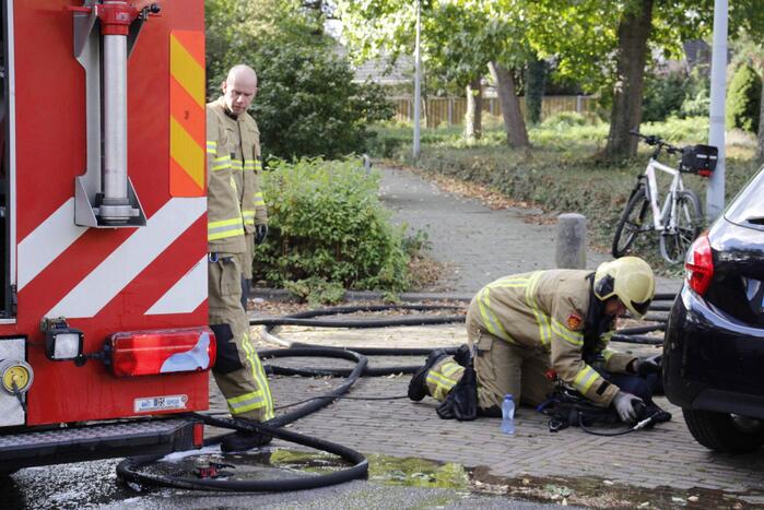 Cv-ketel op zolder vliegt in brand van woning