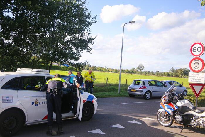 Twee auto's betrokken geraakt bij kop-staart ongeval