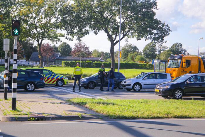 Twee auto's betrokken geraakt bij kop-staart ongeval