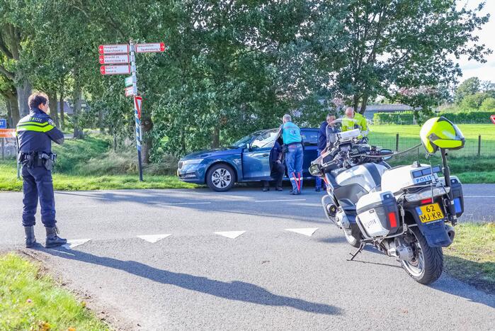 Twee auto's betrokken geraakt bij kop-staart ongeval