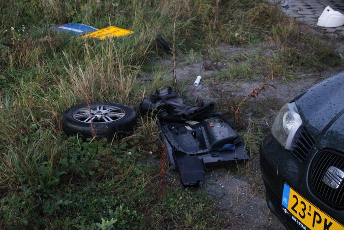 Twee gewonden na ongeval met vrachtwagen