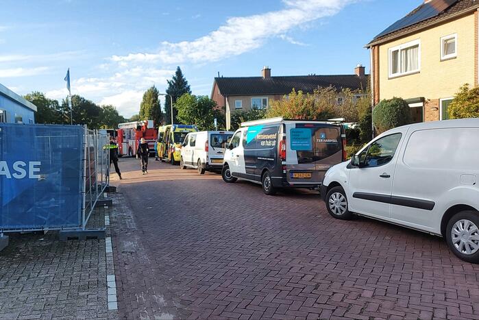 Bouwvakker raakt gewond tijdens werkzaamheden