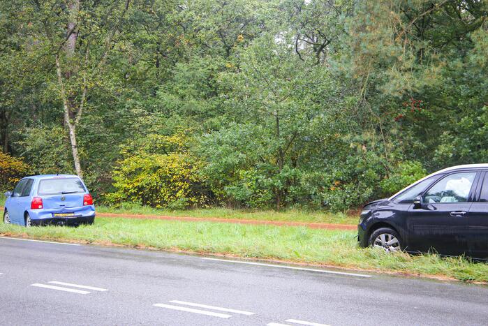 Eén gewonde bij kop-staart botsing