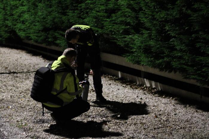 Personenauto botst tegen boom en vliegt in brand