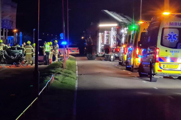 Dode en meerdere gewonden bij ernstig ongeval