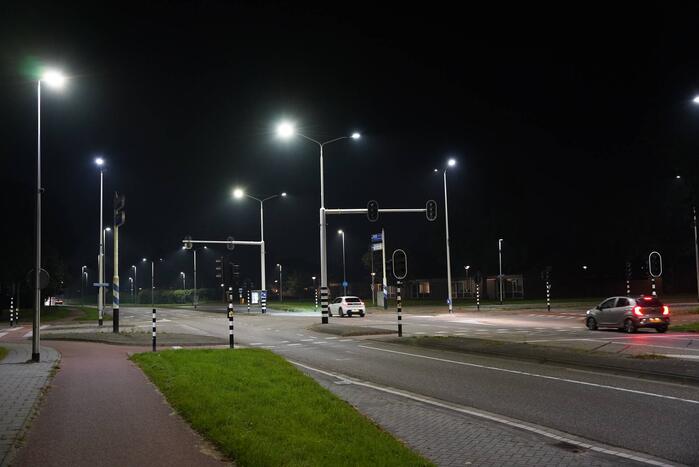 Kruispunt platgelegd door explosie verkeerslicht