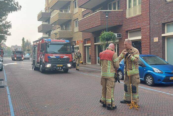 Uitslaande brand op balkon appartement
