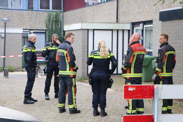 Voorzijde weggezakt bij een woning