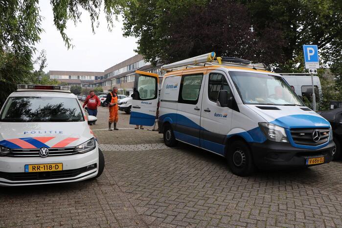 Voorzijde weggezakt bij een woning
