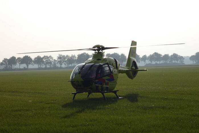 Twee auto's in de sloot door ongeval