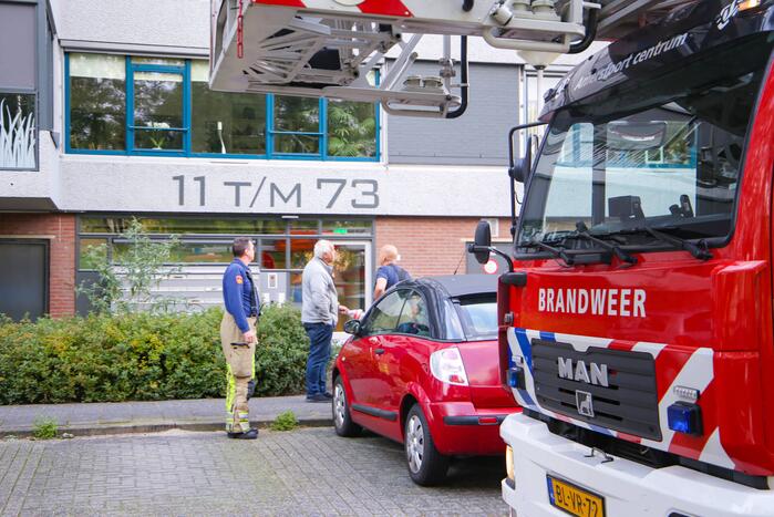 Man sluit zichzelf buiten