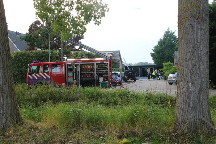 Gedeelte van woning verwoest door brand