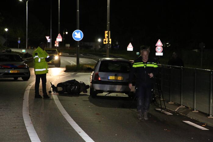 Scooterrijder aangereden door automobilist