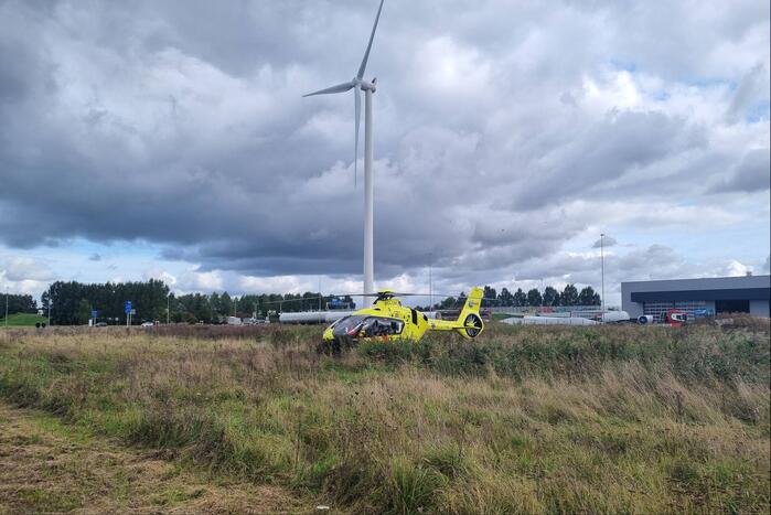Hulpdiensten groots ingezet bij bedrijfspand