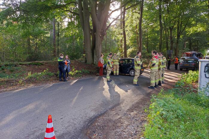 Verkeersopstopping na verkeersongeval